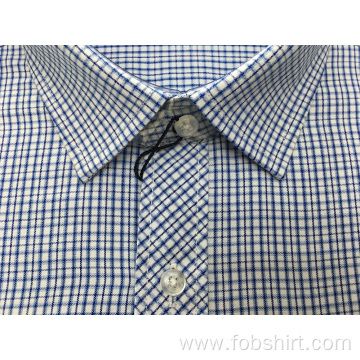 100% Cotton Yarn Dyed Plaid Business Shirt